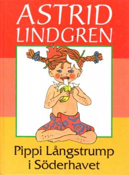Astrid Lindgren book Swedish - Pippi Långstrump Longstocking i söderhavet 1995